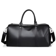 Valmora Vegan Leather Travel Bag Black – Elegance and Practicality for Your Adventures-Cramta