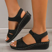 CALLIE Summer Sandals - Eco-friendly PU Comfortable with Adjustable Straps for a Chic and Practical Style-Cramta