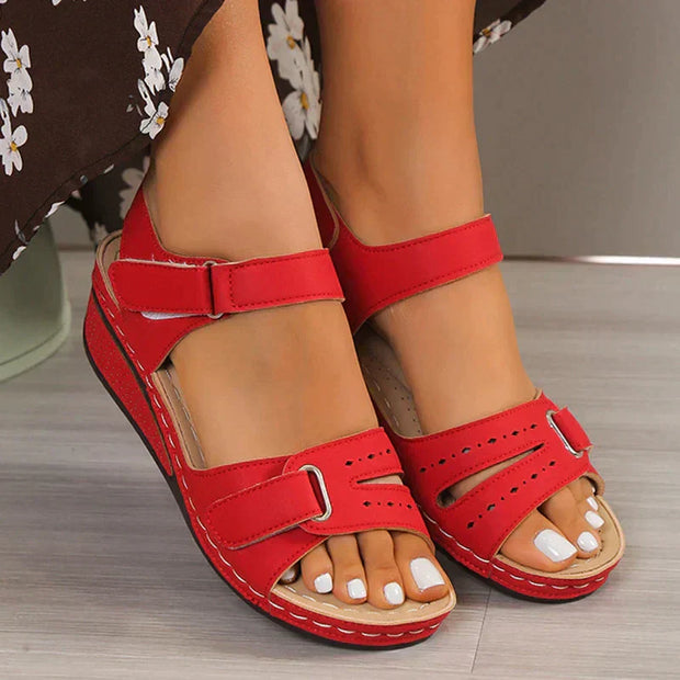 CALLIE Summer Sandals - Eco-friendly PU Comfortable with Adjustable Straps for a Chic and Practical Style-Cramta