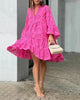 Floral Print Maxi Dress for Summer – Elegant and Handmade Polyester Dress-Cramta