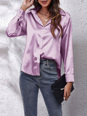 Luxurious Silk Blouse – Unparalleled Elegance and Absolute Comfort with Long Sleeves-Cramta