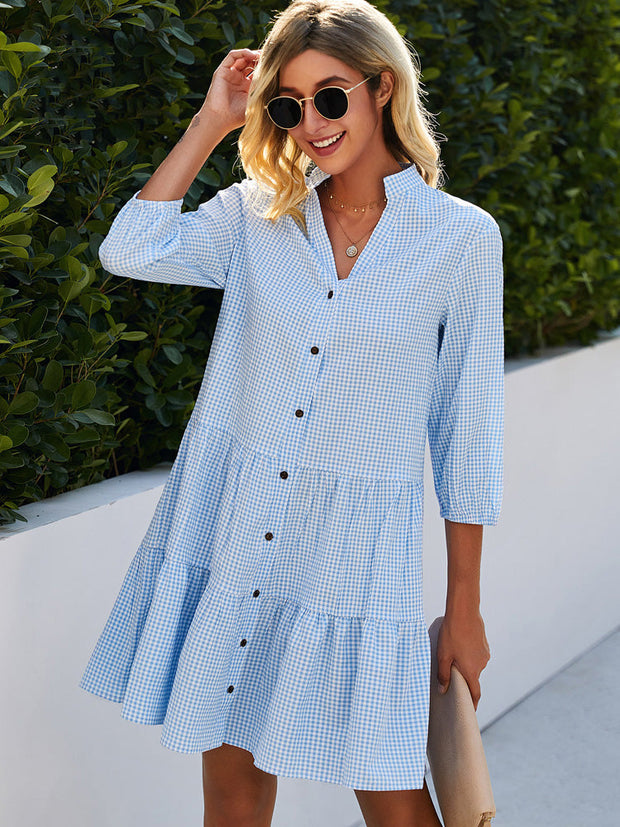 Adeline Summer Dress – A Fresh and Elegant Light Blue Look for the Perfect Summer Style-Cramta