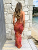 Halter Midi Dress in Polyester – Elegant and Stylish for Any Occasion-Cramta