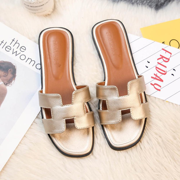 Eloria Leather Sandals – Comfort and Style for a Trendy Summer-Cramta