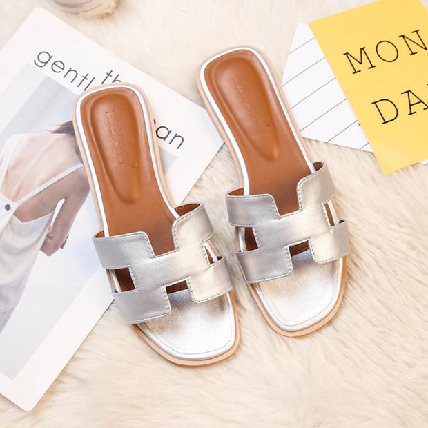 Eloria Leather Sandals – Comfort and Style for a Trendy Summer-Cramta