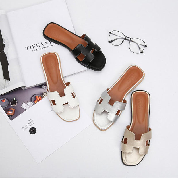 Eloria Leather Sandals – Comfort and Style for a Trendy Summer-Cramta