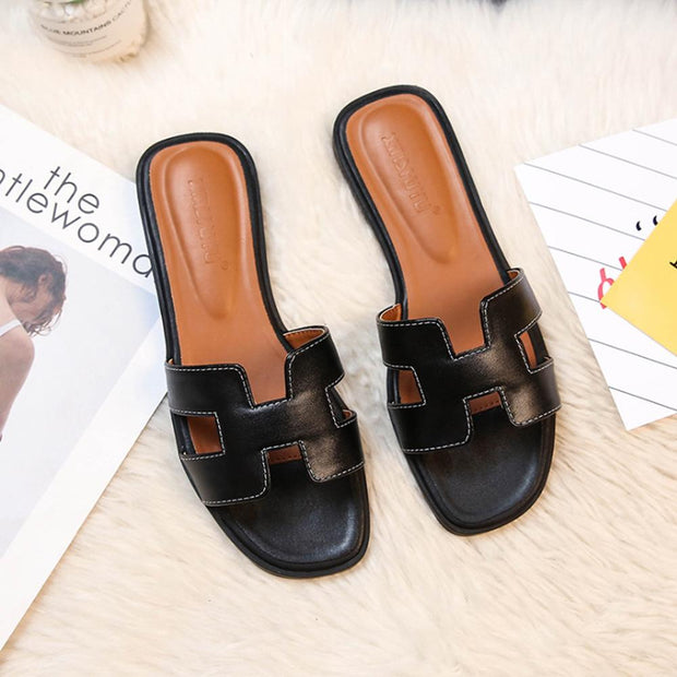 Eloria Leather Sandals – Comfort and Style for a Trendy Summer-Cramta
