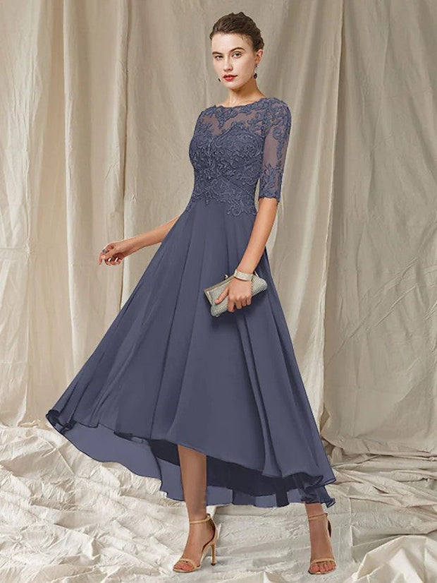 Elegant Valencia Lace Dress - Perfect for Your Special Occasions-Cramta