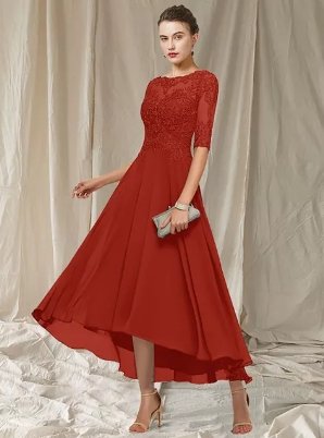 Elegant Valencia Lace Dress - Perfect for Your Special Occasions-Cramta