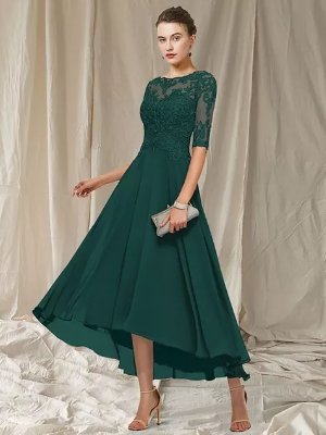 Elegant Valencia Lace Dress - Perfect for Your Special Occasions-Cramta