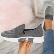 Women's Slip-On Sneakers with Velcro - Combine Comfort and Style for Everyday-Cramta