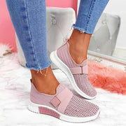 Women's Slip-On Sneakers with Velcro - Combine Comfort and Style for Everyday-Cramta