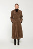 Ella suede trench coat - Classic sophistication with a touch of contemporary luxury-Cramta