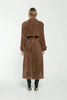 Ella suede trench coat - Classic sophistication with a touch of contemporary luxury-Cramta