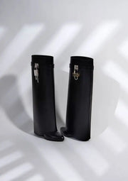 Valeria Block Heel Ankle Boots – Sophisticated Style and Unparalleled Comfort for Every Day-Cramta