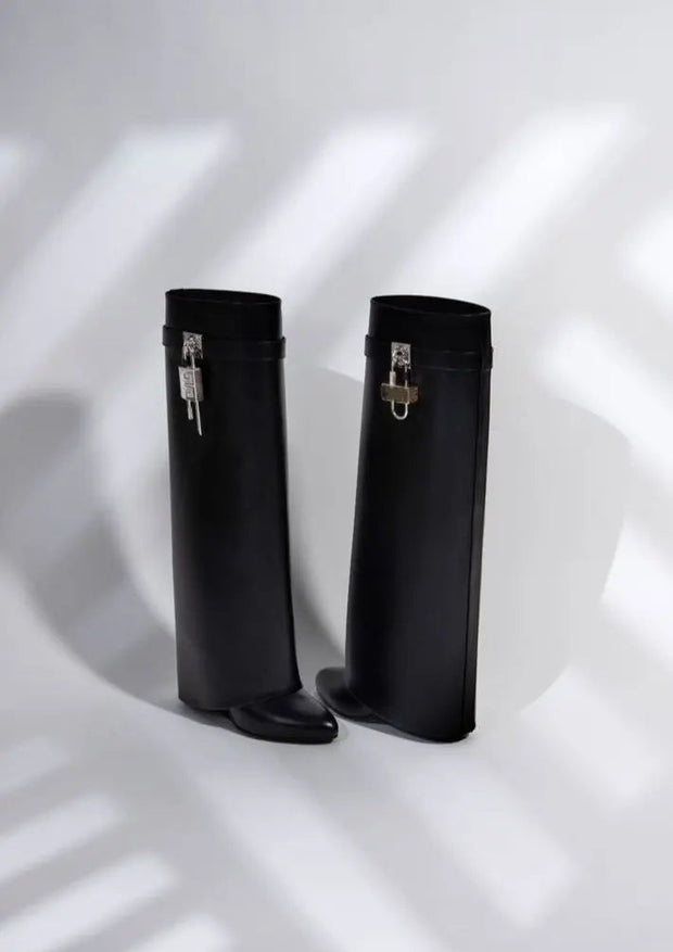 Valeria Block Heel Ankle Boots – Sophisticated Style and Unparalleled Comfort for Every Day-Cramta
