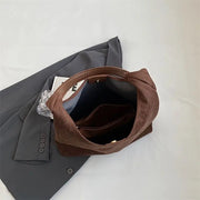 Elora Suede Shoulder Bag – Sophistication and Style for Everyday-Cramta