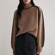 Valmira Turtleneck Sweater – Cozy Ribbed Knit for Effortless Everyday Elegance-Cramta