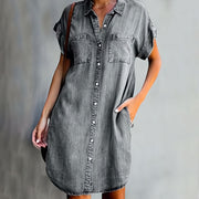 SADIE V-Neck Dress – Elegance and Comfort for All Occasions-Cramta