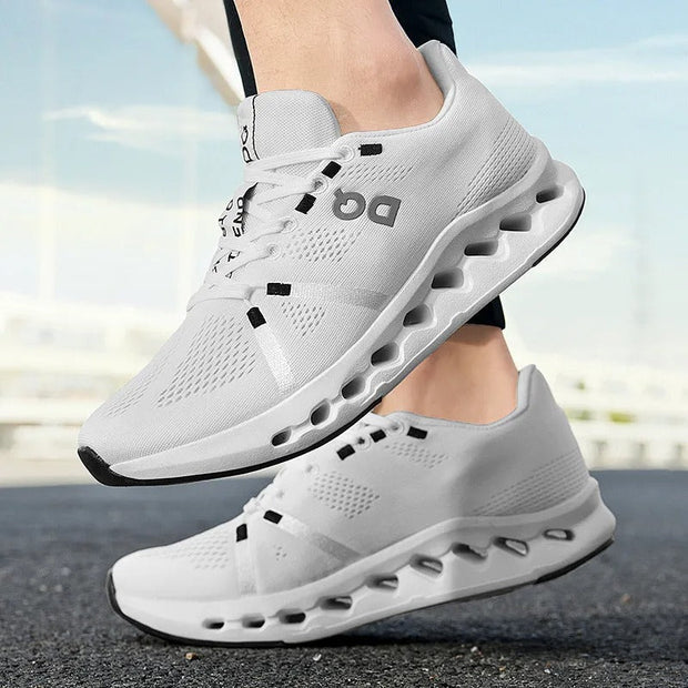 Lightweight Breathable Running Shoes for Men - Soft Sole Ideal for Training and Outdoor Sports