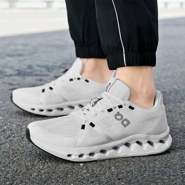 Lightweight Breathable Running Shoes for Men - Soft Sole Ideal for Training and Outdoor Sports