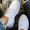 Lightweight Breathable Women's Sneakers - Non-Slip White Slip-On Sneakers for Everyday Comfort and Style-Cramta