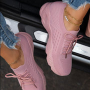 Lightweight Breathable Women's Sneakers - Non-Slip White Slip-On Sneakers for Everyday Comfort and Style-Cramta