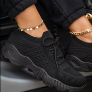 Lightweight Breathable Women's Sneakers - Non-Slip White Slip-On Sneakers for Everyday Comfort and Style-Cramta