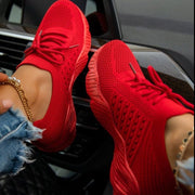 Lightweight Breathable Women's Sneakers - Non-Slip White Slip-On Sneakers for Everyday Comfort and Style-Cramta