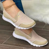 Lightweight Slip-On Sneakers for Women with 3-Arch Support, Breathable Fabric, and Cushioned Sole for Comfort and Stability-Cramta