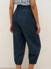 Linen Cropped Trousers for Women, Tapered Leg with Patch Pockets – Comfortable and Versatile Women's Pants