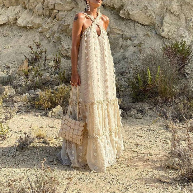 Mariana Summer Dress - Lightweight Polyester Casual Dress for Any Occasion-Cramta