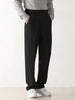 Men's Dress Pants Black Size L Polyester Blend 5