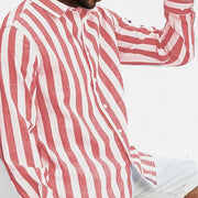 Men's Lightweight Linen Shirt – Breathable Cotton-Linen Blend for Summer, Relaxed Fit, Versatile Style