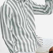 Men's Lightweight Linen Shirt – Breathable Cotton-Linen Blend for Summer, Relaxed Fit, Versatile Style