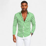 Men's Lightweight Linen Shirt – Breathable Cotton-Linen Blend for Summer, Relaxed Fit, Versatile Style