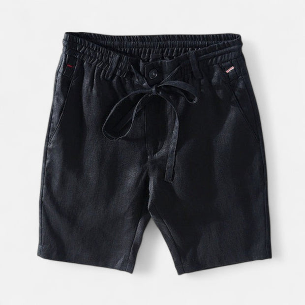 Men's Linen Shorts – Breathable Tailored Fit, Mid-Thigh Length for Summer Style and Comfort