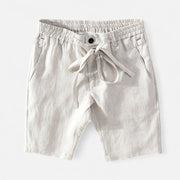 Men's Linen Shorts – Breathable Tailored Fit, Mid-Thigh Length for Summer Style and Comfort