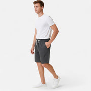 Men's Relaxed Fit Linen Shorts – Lightweight Breathable Summer Comfort, Adjustable Waistband, Mid-Thigh Length, Available in Stone, Navy, Sage