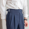 Men's Trousers Black Size M Wool Blend Tailored Fit 1