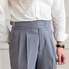 Men's Trousers Black Size M Wool Blend Tailored Fit 2