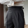 Men's Trousers Black Size M Wool Blend Tailored Fit 3