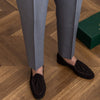 Men's Trousers Black Size M Wool Blend Tailored Fit 6