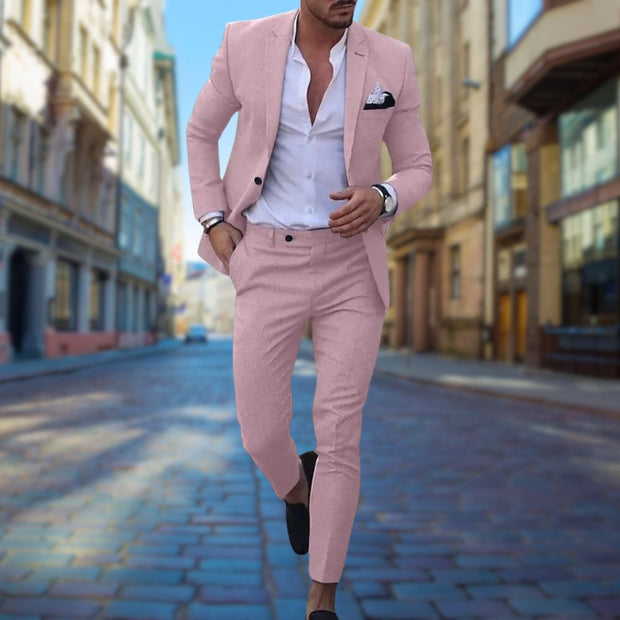 MICHAEL Slim Fit Men's Suit - Unmatched Sophistication and Comfort for All Occasions-Cramta