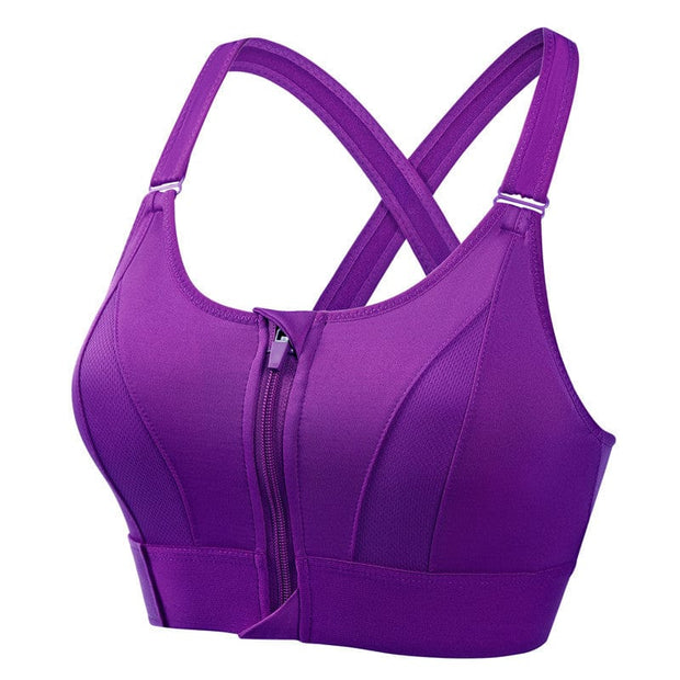 Audrey | Sports Bra with Zipper Closure for Unmatched Comfort and Support-Cramta