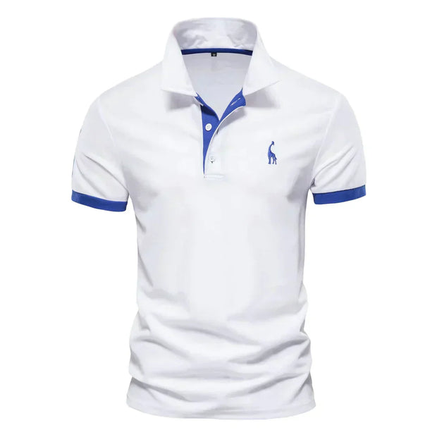 Polo Confort Ultime – Casual and sophisticated style with short sleeves and exquisite embroidery-Cramta