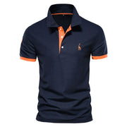 Polo Confort Ultime – Casual and sophisticated style with short sleeves and exquisite embroidery-Cramta