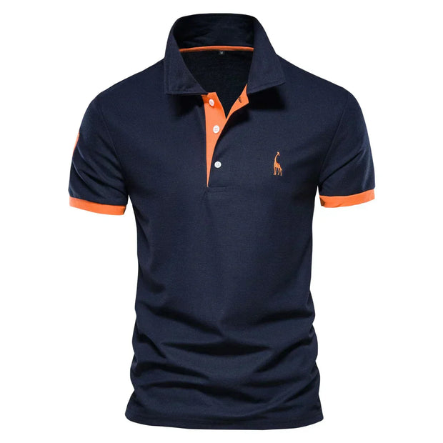 Polo Confort Ultime – Casual and sophisticated style with short sleeves and exquisite embroidery-Cramta