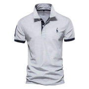 Polo Confort Ultime – Casual and sophisticated style with short sleeves and exquisite embroidery-Cramta