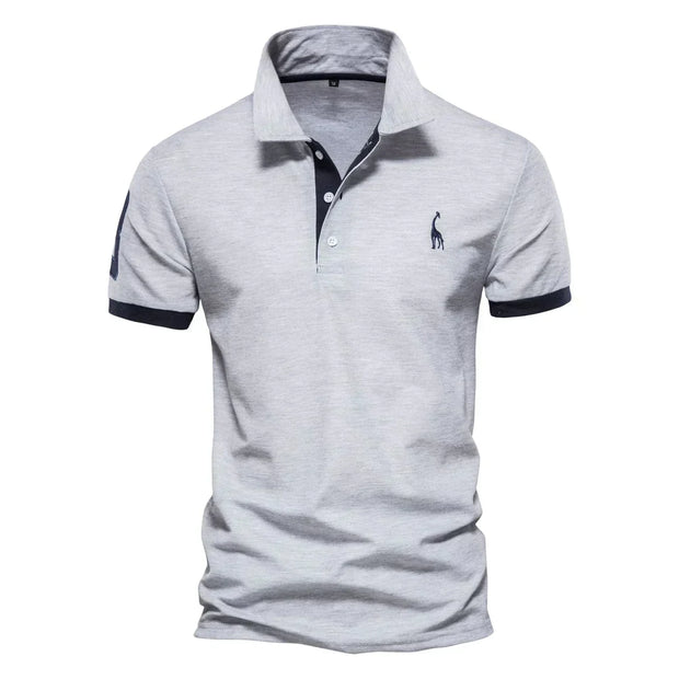 Polo Confort Ultime – Casual and sophisticated style with short sleeves and exquisite embroidery-Cramta